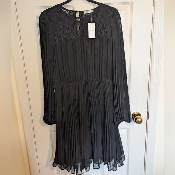 Suzy Shier Black Dress - Picture 1 of 4